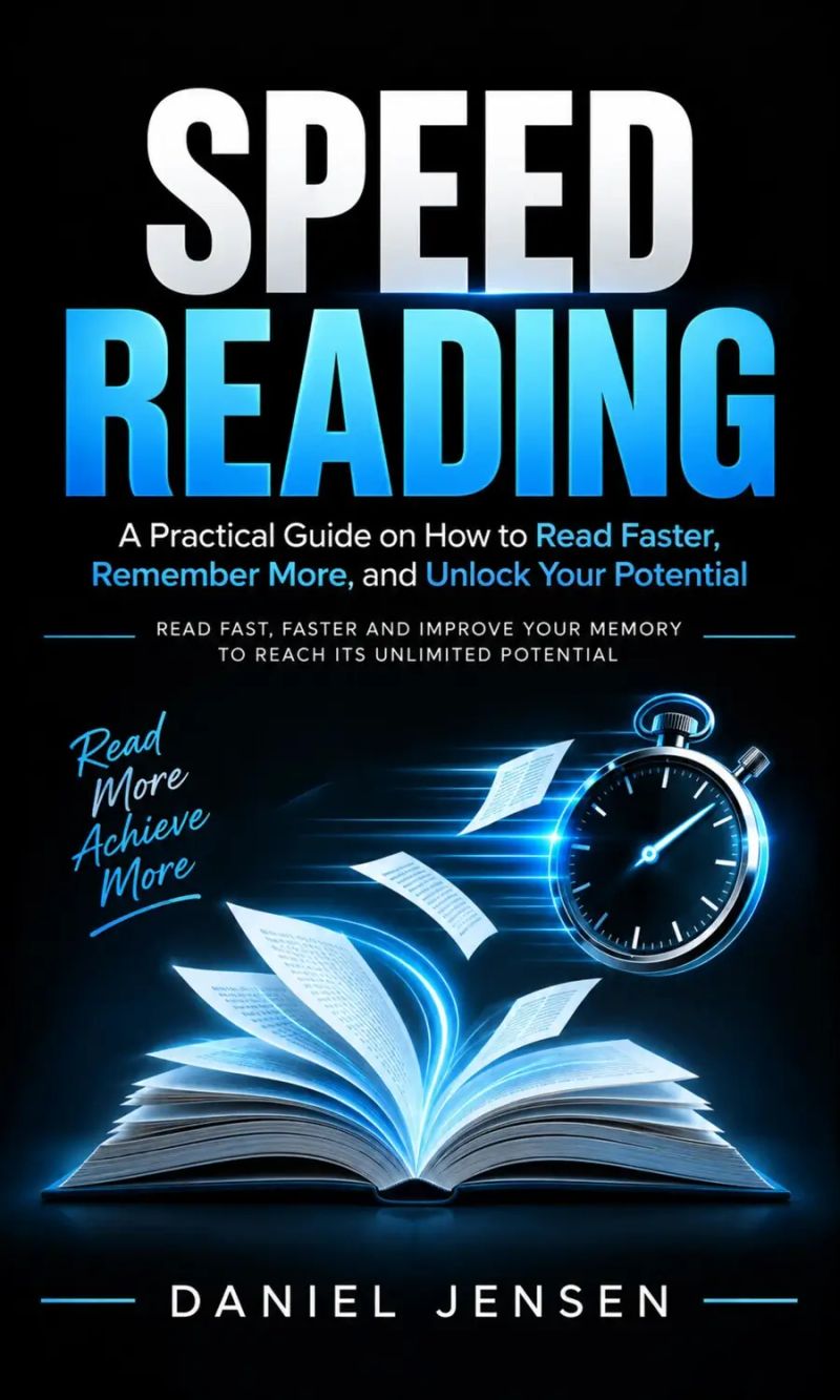 Speed Reading: A Practical Guide on How to Read Faster, Remember More, and Unlock Your Potential (Read Fast, Faster and Improve Your Memory to Reach Its Unlimited Potential)