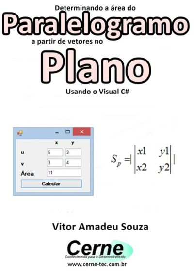 Determinando A Área Do Paralelogramo A Partir De Vetores No Plano  Usando O Visual C#