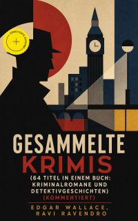 Gesammelte Krimis (64 Titel in einem Buch: Kriminalromane und Detektivgeschichten) (Kommentiert)