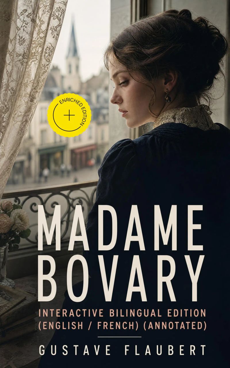 Madame Bovary - Interactive Bilingual Edition (English / French) (Annotated)