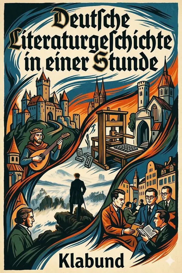 Deutsche Literaturgeschichte in einer Stunde / Von den ältesten Zeiten bis zur Gegenwart