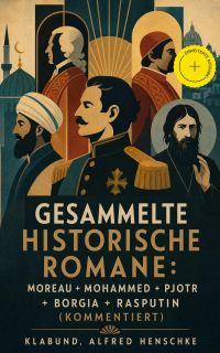 Gesammelte historische Romane: Moreau + Mohammed + Pjotr + Borgia + Rasputin (Kommentiert)