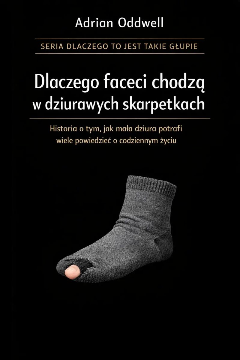 Dlaczego faceci chodzą w dziurawych skarpetkach - historia o tym, jak mała dziura potrafi powiedzieć zaskakująco dużo o codziennym życiu