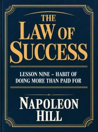 THE LAW OF SUCCESS Lesson Nine - HABIT OF DOING MORE THAN PAID FOR
