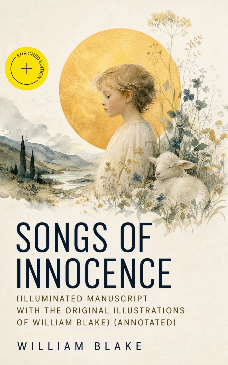 Songs of Innocence (Illuminated Manuscript with the Original Illustrations of William Blake) (Annotated)