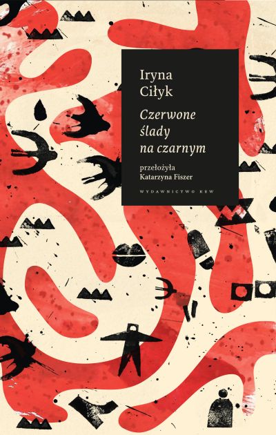 Czerwone ślady na czarnym