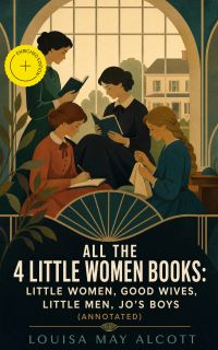 All the 4 Little Women Books: Little Women, Good Wives, Little Men, Jo's Boys (Annotated)