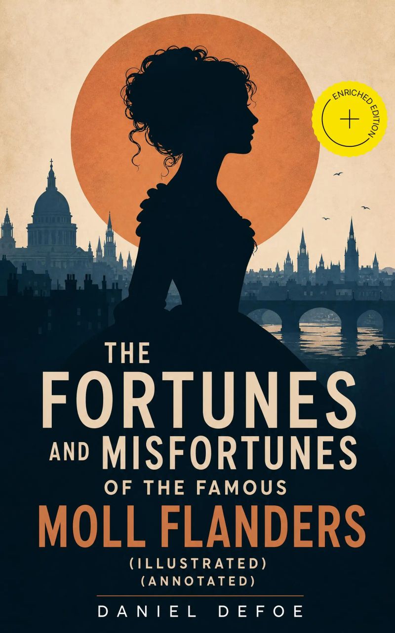 The Fortunes and Misfortunes of the Famous Moll Flanders (Illustrated) (Annotated)