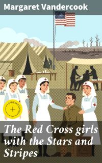The Red Cross girls with the Stars and Stripes