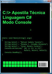 Apostila Técnica Linguagem C#  Modo Console