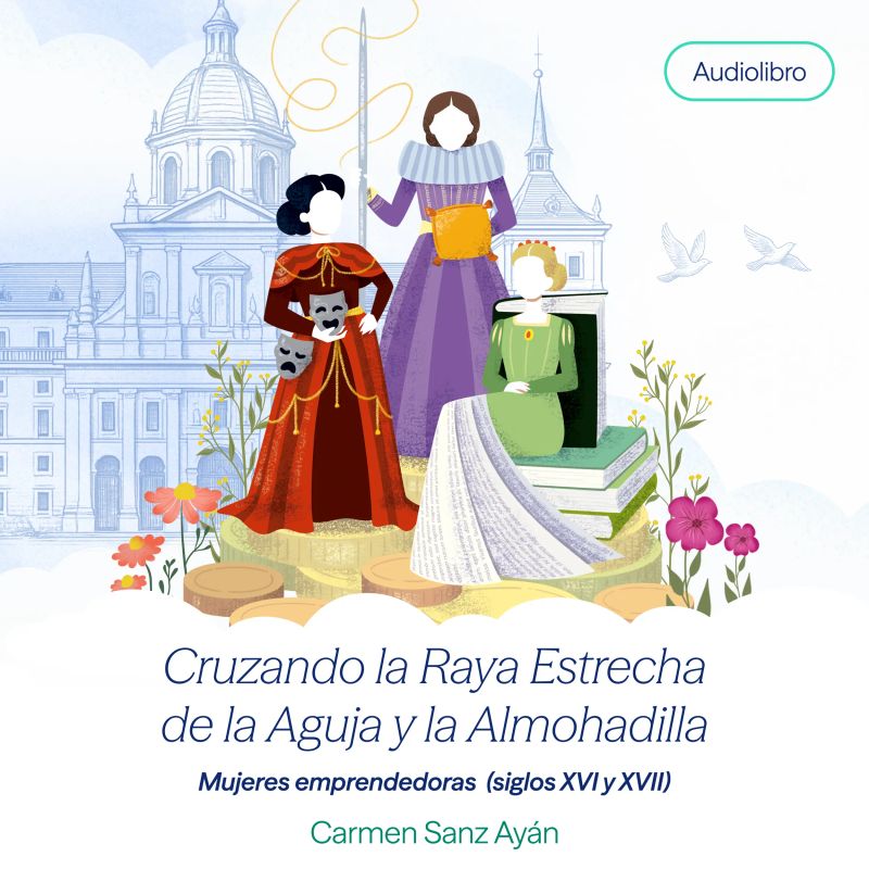 Cruzando la raya estrecha de la aguja y la almohadilla