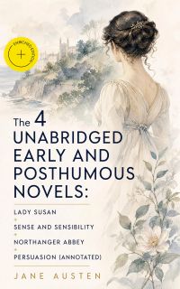 The 4 Unabridged Early and Posthumous Novels: Lady Susan + Sense and Sensibility + Northanger Abbey + Persuasion (Annotated)