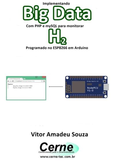 Implementando Big Data Com Php E Mysql Para Monitorar  H2 Programado No Esp8266 Em Arduino