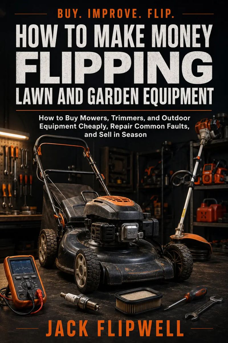 How to Make Money Flipping Lawn and Garden Equipment - How to Buy Mowers, Trimmers, and Outdoor Equipment Cheaply, Repair Common Faults, and Sell in Season