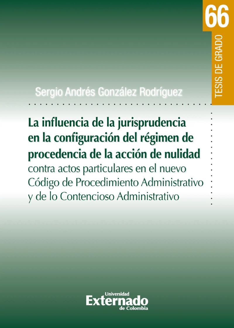 La influencia de la jurisprudencia de la configuración del régimen de procedencia de la acción de nulidad