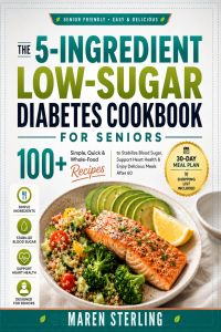 The 5-Ingredient Low-Sugar Diabetes Cookbook for Seniors