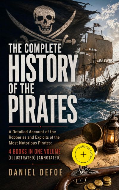 THE COMPLETE HISTORY OF THE PIRATES – A Detailed Account of the Robberies and Exploits of the Most Notorious Pirates: 4 Books in One Volume (Illustrated) (Annotated)