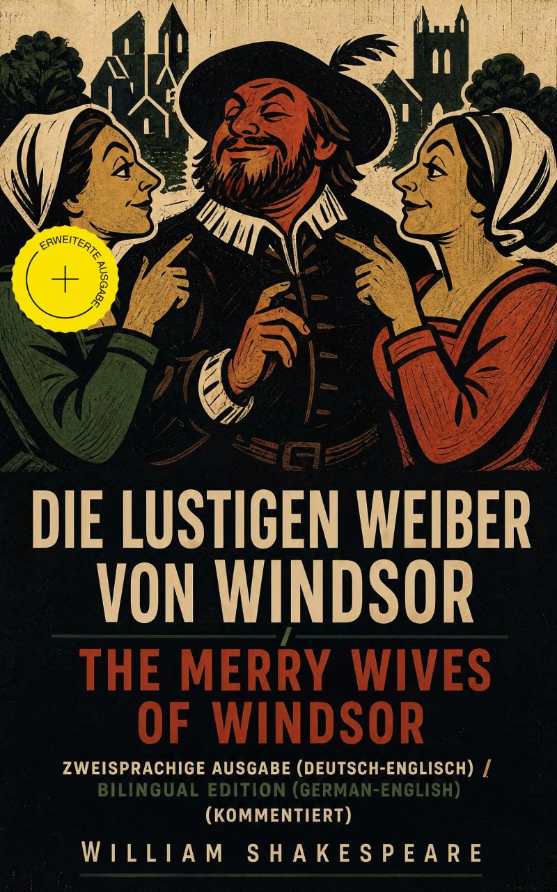 Die lustigen Weiber von Windsor / The Merry Wives Of Windsor - Zweisprachige Ausgabe (Deutsch-Englisch) / Bilingual edition (German-English) (Kommentiert)