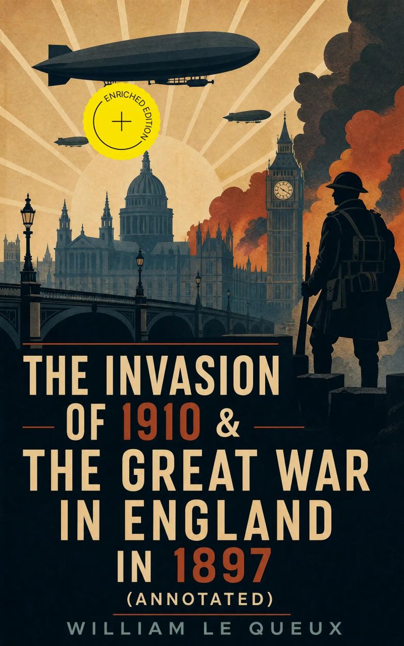 THE INVASION OF 1910 & THE GREAT WAR IN ENGLAND IN 1897 (Annotated)