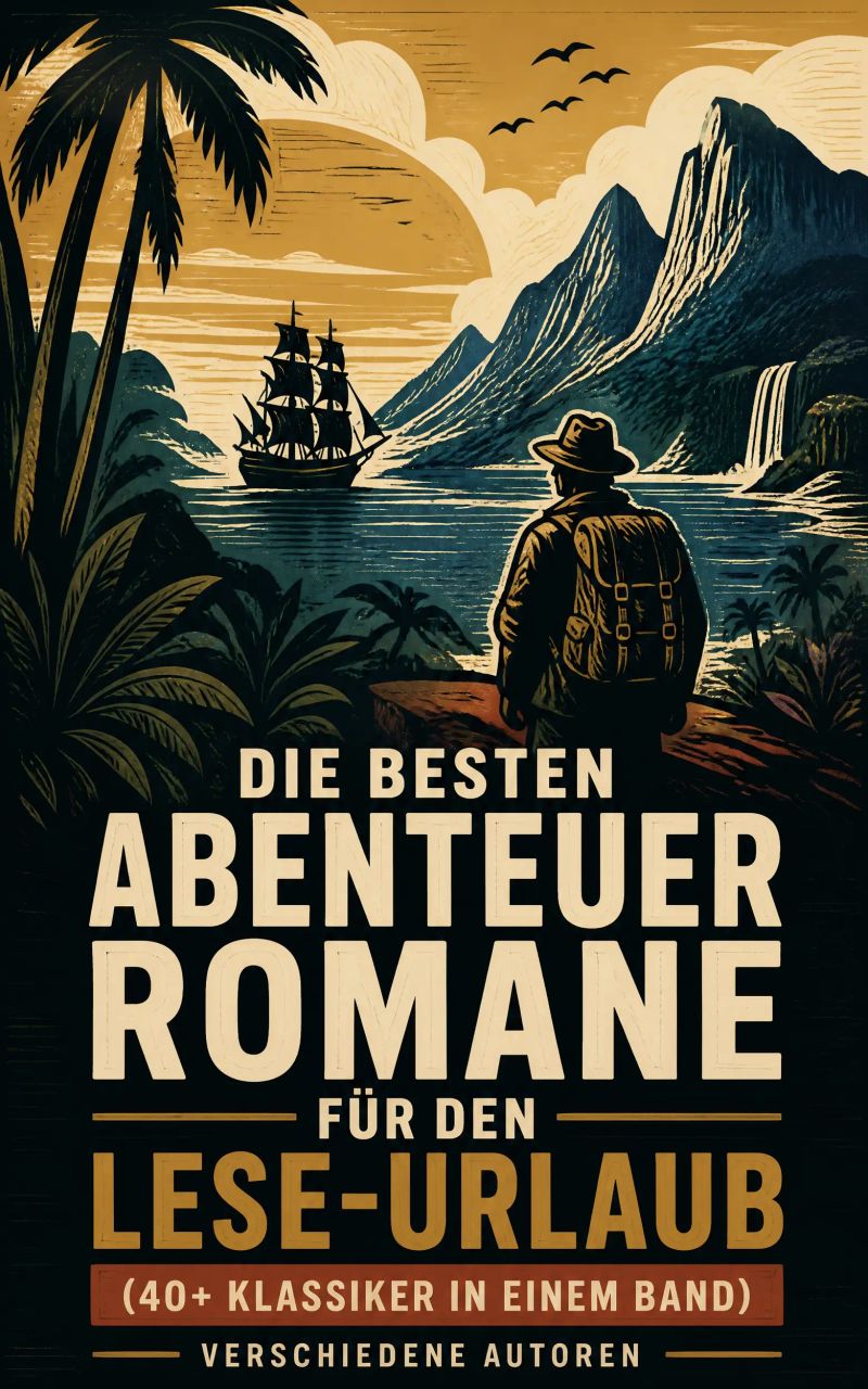 Die besten Abenteuerromane für den Lese-Urlaub (40+ Klassiker in einem Band)