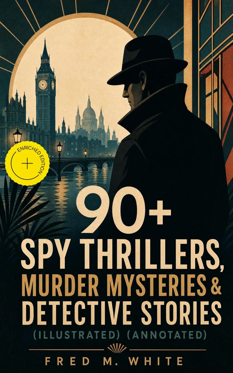 90+ Spy Thrillers, Murder Mysteries & Detective Stories (Illustrated) (Annotated)