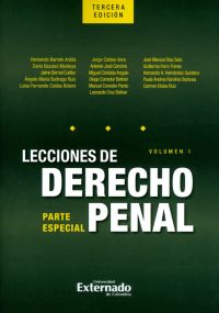 Lecciones de derecho penal. Parte especial. Volumen I. Tercera edición