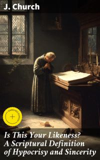 Is This Your Likeness? A Scriptural Definition of Hypocrisy and Sincerity