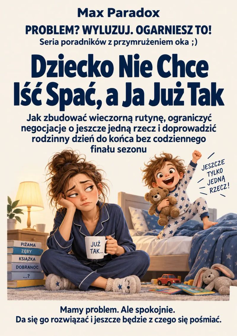 Dziecko Nie Chce Iść Spać, a Ja Już Tak - Jak zbudować wieczorną rutynę, ograniczyć negocjacje o jeszcze jedną rzecz i doprowadzić rodzinny dzień do końca bez codziennego finału sezonu