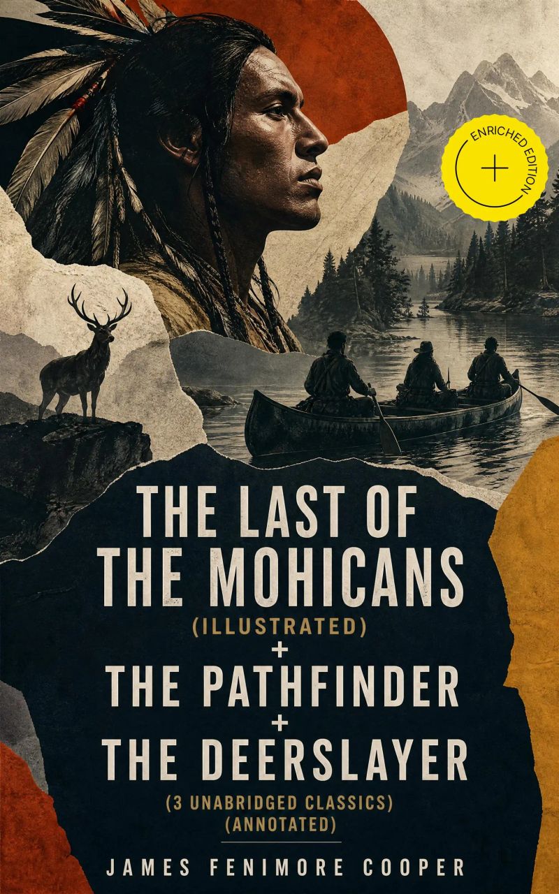 The Last of the Mohicans (illustrated) + The Pathfinder + The Deerslayer (3 Unabridged Classics) (Annotated)