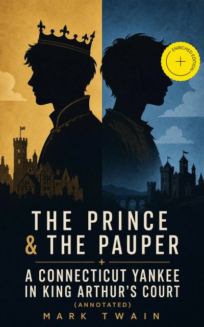 The Prince & the Pauper + A Connecticut Yankee in King Arthur's Court (Annotated)