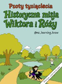 Historyczna misja Wiktora i Róży. Wersja czarno-biała.