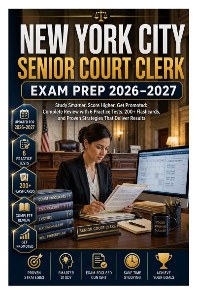 New York City Senior Court Clerk Exam Prep 2026-2027