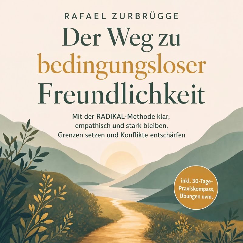 Der Weg zu bedingungsloser Freundlichkeit: Mit der RADIKAL-Methode klar, empathisch und stark bleiben, Grenzen setzen und Konflikte entschärfen - inkl. 30-Tage-Praxiskompass, Übungen uvm.