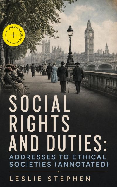 Social Rights and Duties: Addresses to Ethical Societies (Annotated)