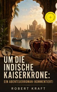 Um die indische Kaiserkrone: Ein Abenteuerroman (Kommentiert)