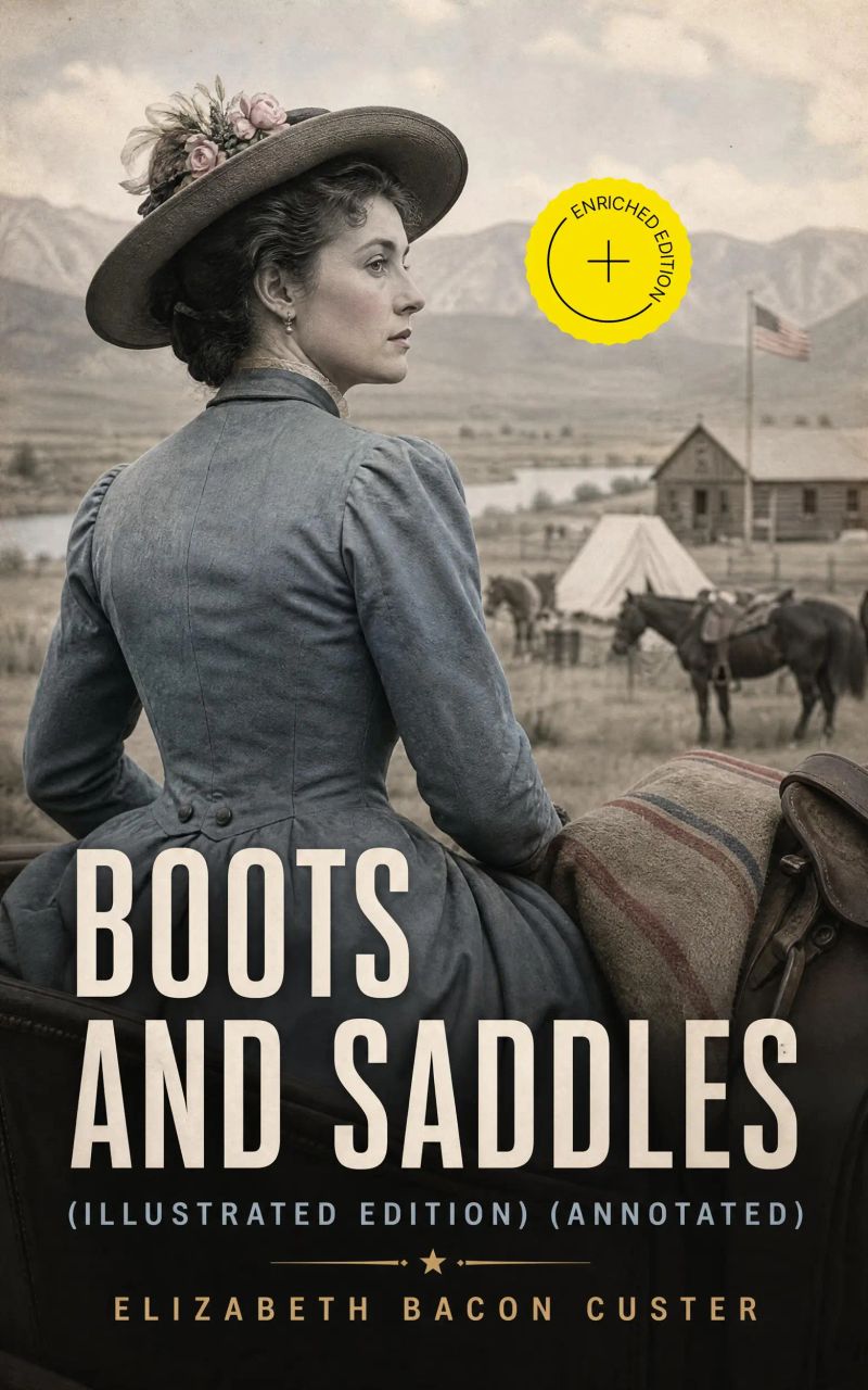 Boots and Saddles (Illustrated Edition) (Annotated)