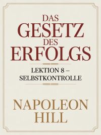 DAS GESETZ DES ERFOLGS Lektion 8 – SELBSTKONTROLLE (übersetzt)