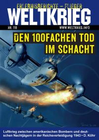 Den 100fachen Tod im Schacht  (Weltkrieg Erlebnisberichte Flieger Roman Heft Band 118)