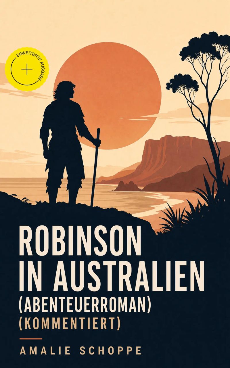 Robinson in Australien (Abenteuerroman) (Kommentiert)