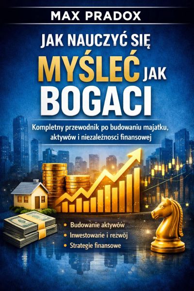 Poradnik jak nauczyć się myśleć jak bogaci - kompletny przewodnik po budowaniu majątku, aktywów i niezależności finansowej