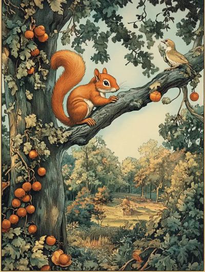 The Adventures Of Chatterer The Red Squirrel