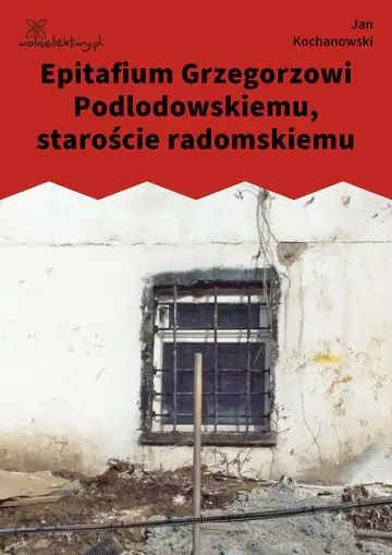 Epitafium Grzegorzowi Podlodowskiemu, staroście radomskiemu