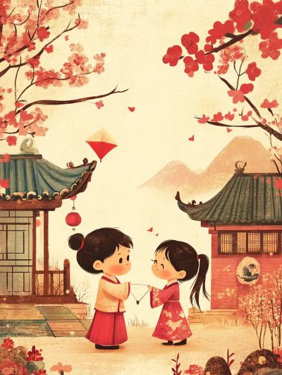 The Chinese Boy And Girl 