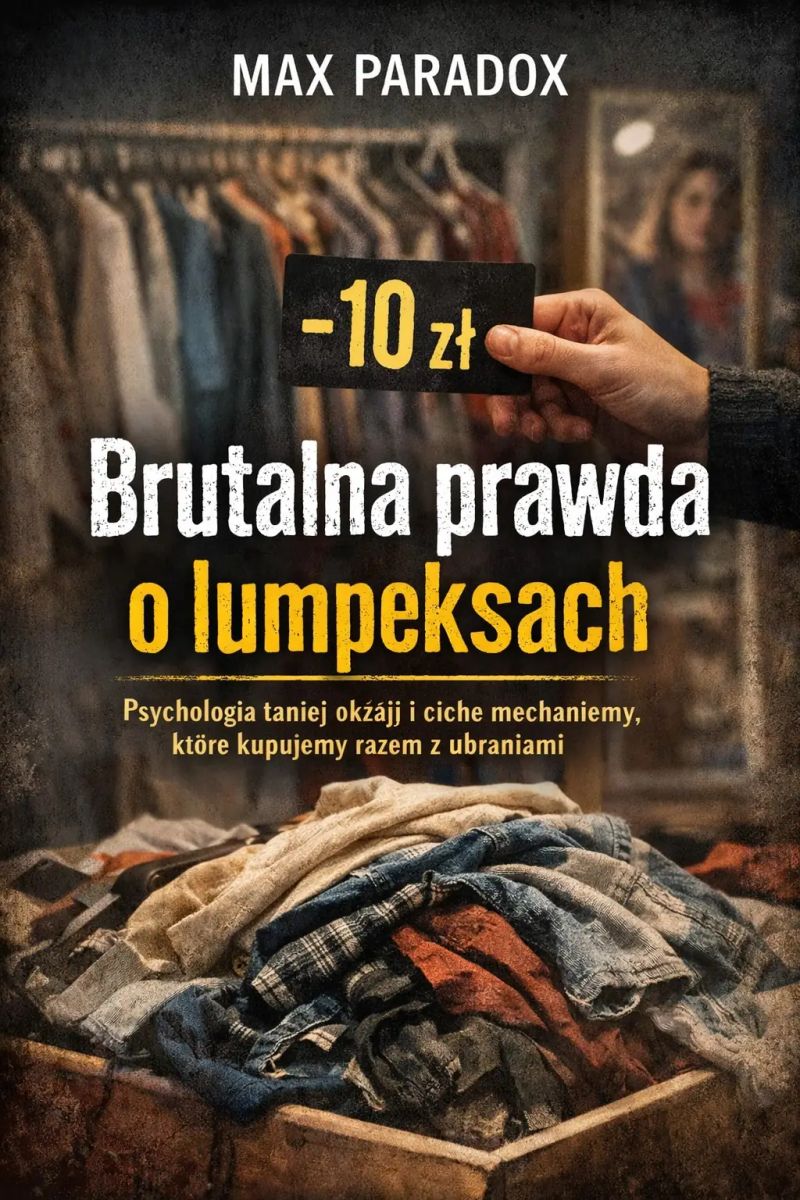 Brutalna prawda o lumpeksach - Psychologia taniej okazji i ciche mechanizmy, które kupujemy razem z ubraniami.