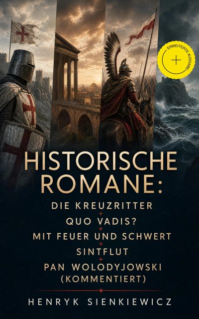 Historische Romane: Die Kreuzritter + Quo Vadis? + Mit Feuer und Schwert + Sintflut + Pan Wolodyjowski (Kommentiert)