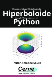 Plotando Uma Superfície De Revolução Hiperboloide De Dupla Folha Programado Em  Python