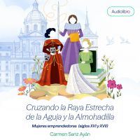 Cruzando la raya estrecha de la aguja y la almohadilla