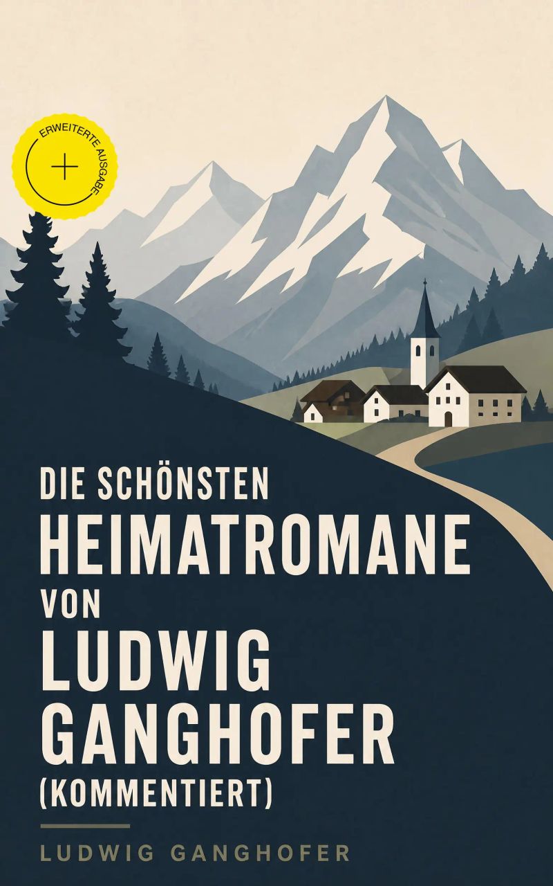 Die schönsten Heimatromane von Ludwig Ganghofer (Kommentiert)