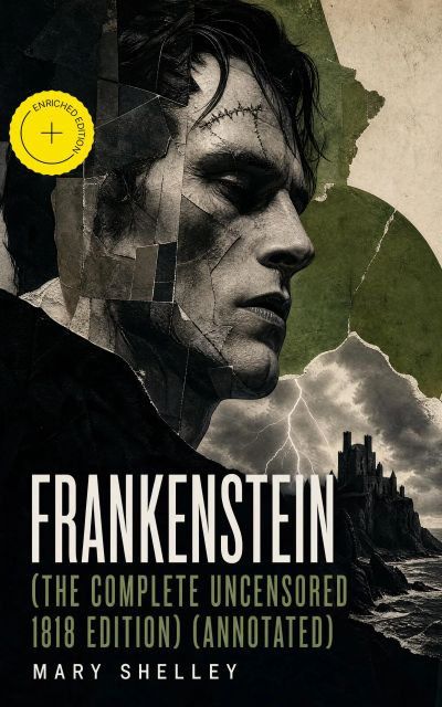 Frankenstein (The Complete Uncensored 1818 Edition) (Annotated)