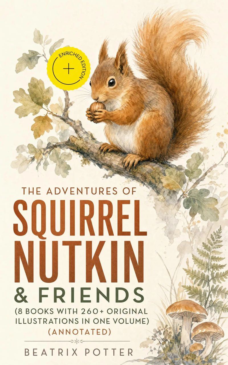 The Adventures of Squirrel Nutkin & Friends (8 Books with 260+ Original Illustrations in One Volume) (Annotated)